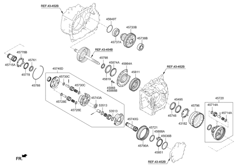 2017 Kia Sportage Transaxle Gear-Auto Diagram 2