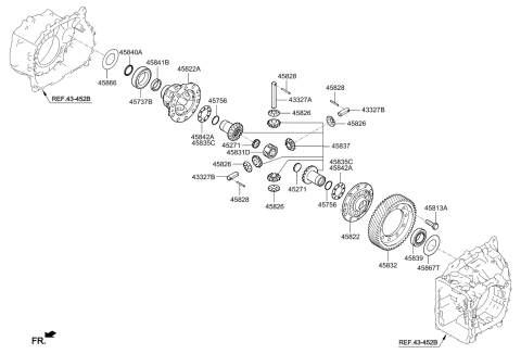 2016 Kia Sportage Transaxle Gear-Auto Diagram 4