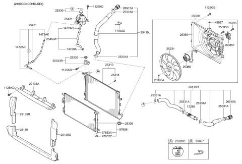 2016 Kia Sportage Engine Cooling System Diagram 2