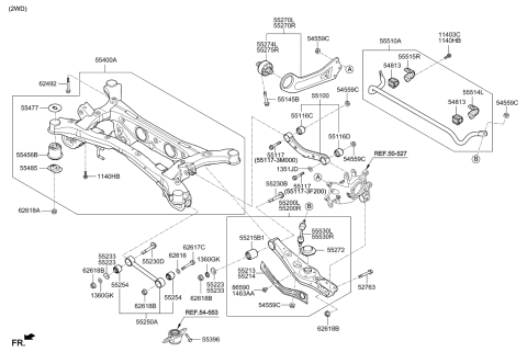 2017 Kia Sportage Rear Suspension Control Arm Diagram 2