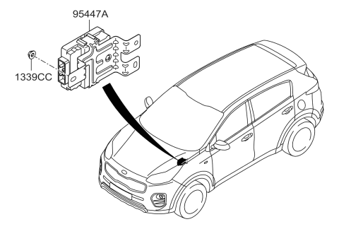 2017 Kia Sportage Transmission Control Unit Diagram