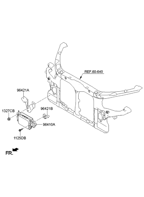 2015 Kia K900 ACTUATOR & Module Assembly Diagram for 964103T000