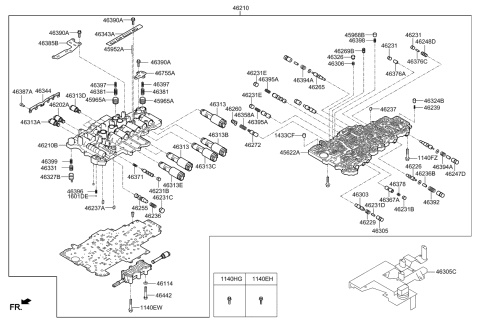 2015 Kia K900 Transmission Valve Body Diagram 2