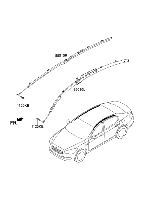 2015 Kia K900 Air Bag System Diagram 2