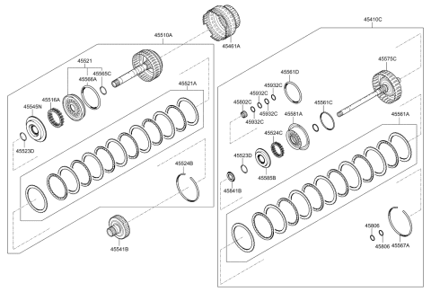 2015 Kia K900 Transaxle Clutch-Auto Diagram 3