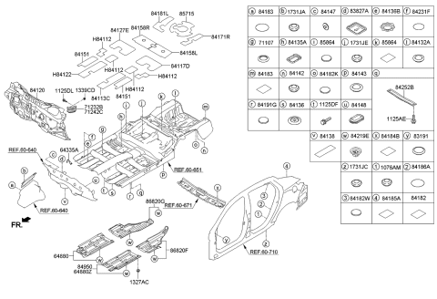 2015 Kia Optima Isolation Pad & Plug Diagram