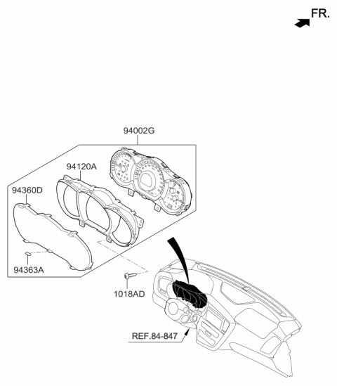 2015 Kia Optima Instrument Cluster Diagram