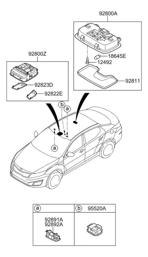 2014 Kia Optima Room Lamp Diagram