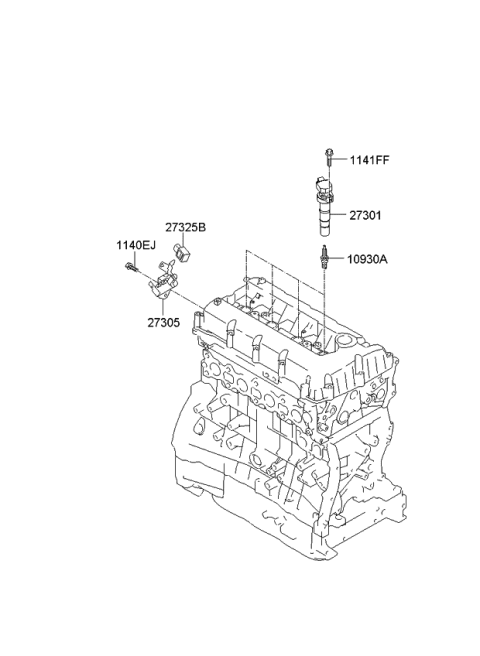 2015 Kia Optima Spark Plug & Cable Diagram