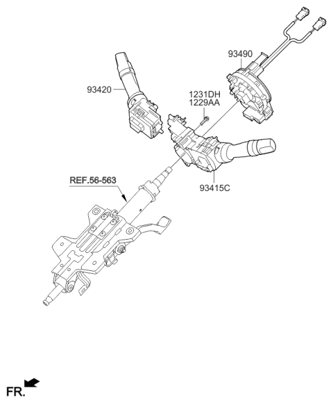 2015 Kia Optima Multifunction Switch Diagram