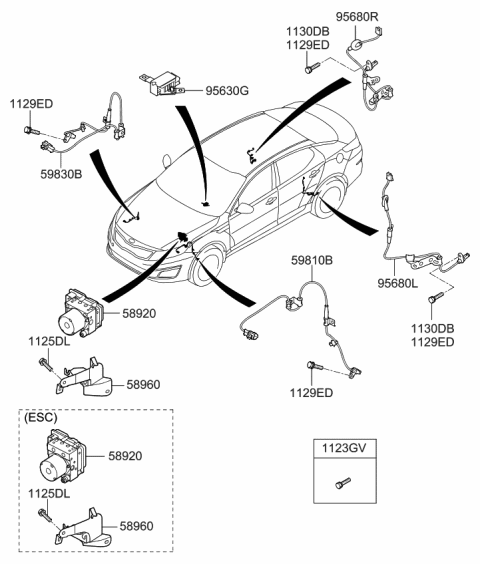 2014 Kia Optima Hydraulic Module Diagram