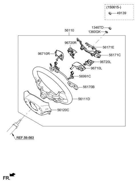 2015 Kia Optima Steering Wheel Diagram