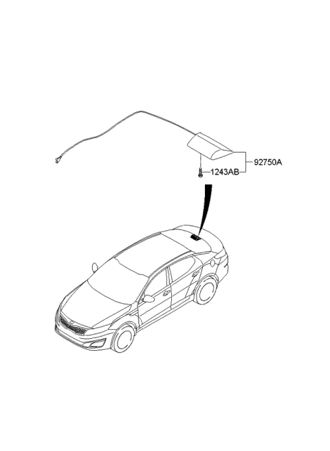 2015 Kia Optima High Mounted Stop Lamp Diagram