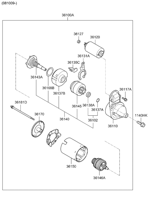 2007 Kia Spectra Starter Diagram 2