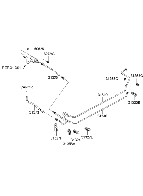 2007 Kia Spectra Brake Fluid Line Diagram 3