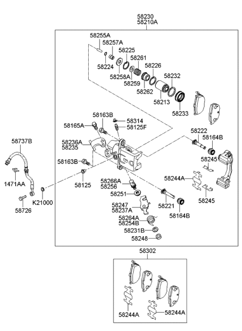 2007 Kia Spectra Rear Axle Diagram 2