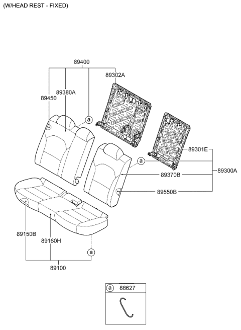 2023 Kia Forte 2ND Seat Diagram 2