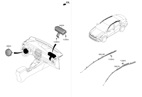 2022 Kia Forte Air Bag System Diagram