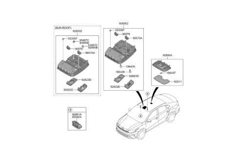 2022 Kia Forte Room Lamp Diagram