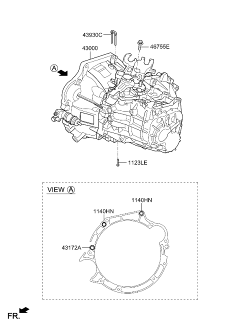 2022 Kia Forte Transaxle Assy-Manual Diagram 2