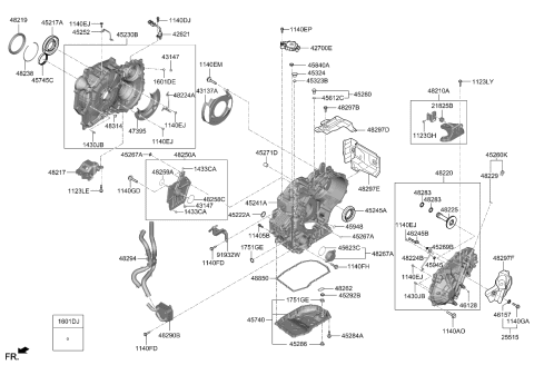 2023 Kia Forte Auto Transmission Case Diagram