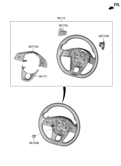 2023 Kia Forte Steering Wheel Diagram