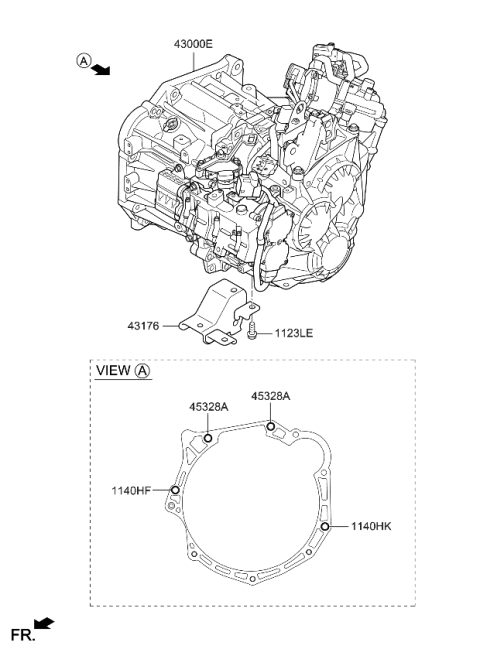 2022 Kia Forte Transaxle Assy-Manual Diagram 1