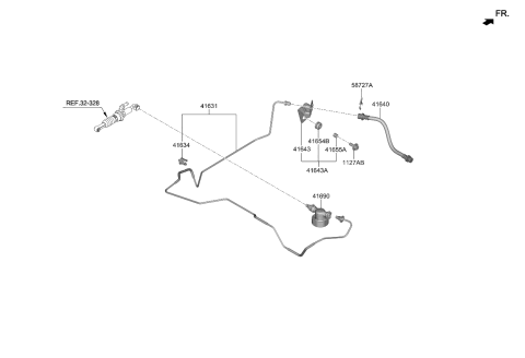 2023 Kia Forte Clutch Master Cylinder Diagram