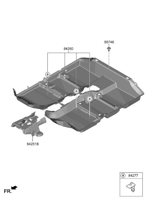 2022 Kia Forte Covering-Floor Diagram