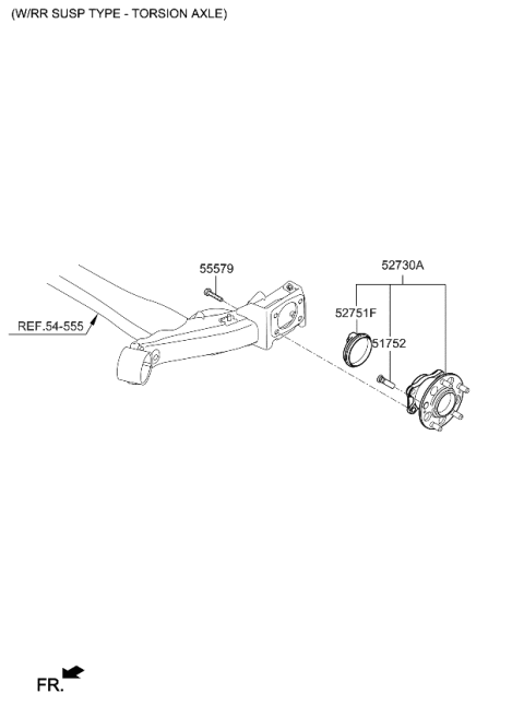 2022 Kia Forte Rear Axle Diagram 1