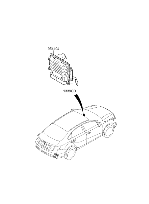 2022 Kia Forte Transmission Control Unit Diagram