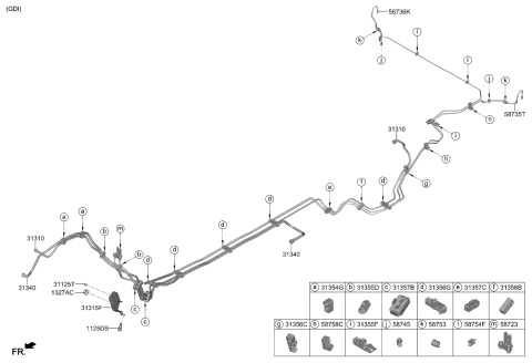 2023 Kia Sorento Fuel Line Diagram 1