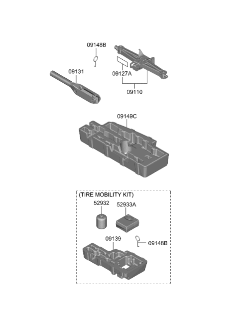 2021 Kia Sorento Ovm Tool Diagram