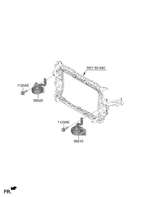 2022 Kia Sorento Gas Horn Diagram