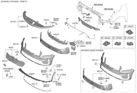 2021 Kia Sorento Bumper-Front Diagram 2