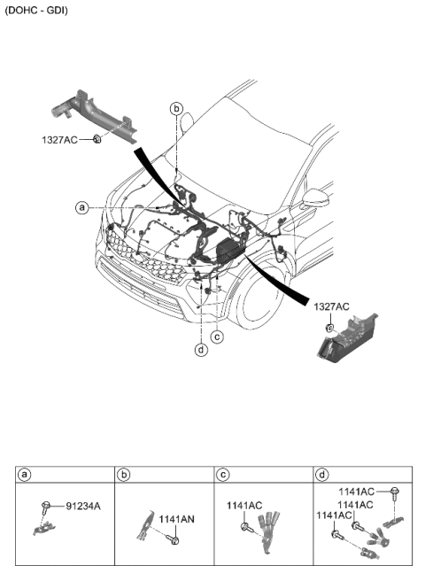 2023 Kia Sorento Control Wiring Diagram 1