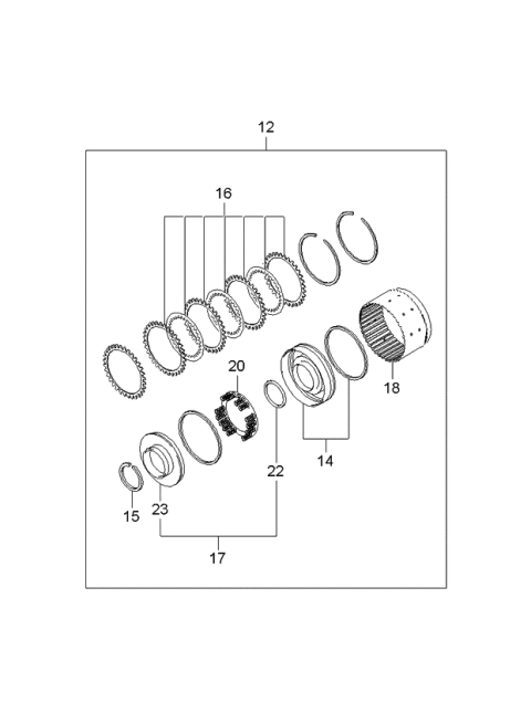 2006 Kia Optima Transaxle Clutch Diagram 4