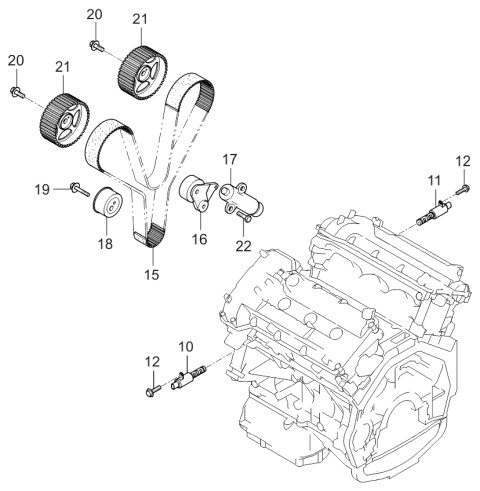 2006 Kia Optima Valve System Diagram 2