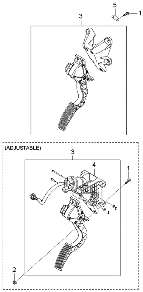 2006 Kia Optima Accelerator Linkage Diagram