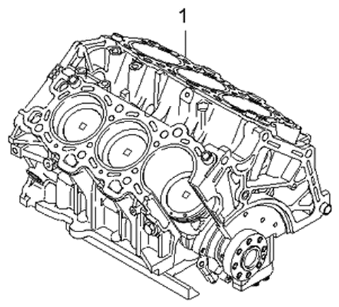 2006 Kia Optima Short Engine Assy Diagram 2