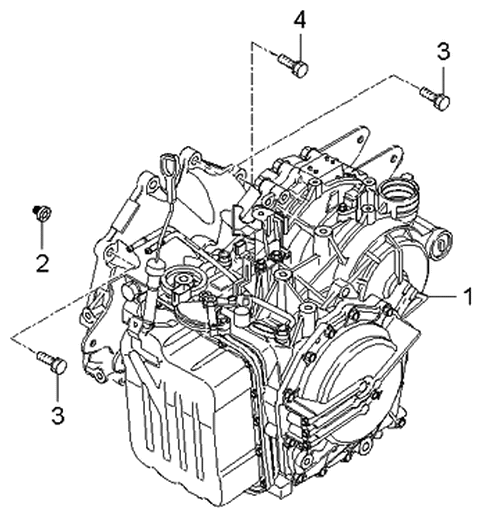 2006 Kia Optima Transaxle Diagram 1