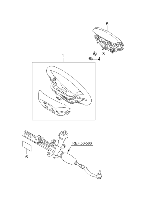 2006 Kia Optima Steering Wheel Diagram 2