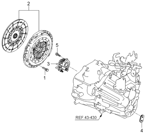 2006 Kia Optima Bolt-Flange Diagram for 1140506203