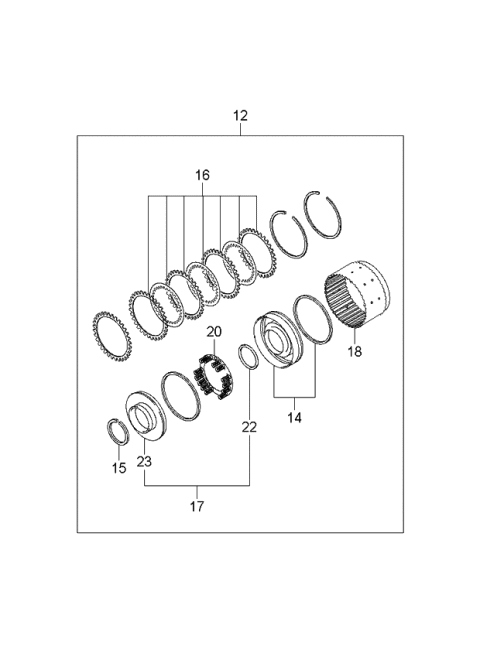 2006 Kia Optima Transaxle Clutch Diagram 3