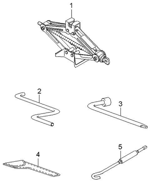 2003 Kia Optima Ovm Tool Diagram