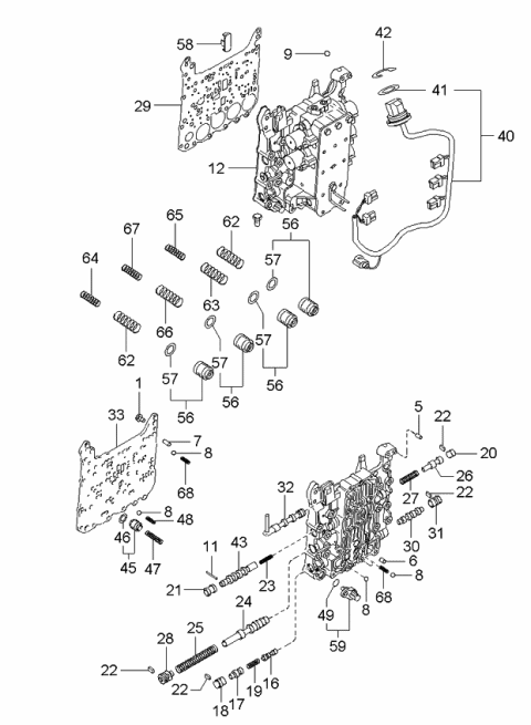 2002 Kia Optima Spring-Coil Diagram for 4639439000