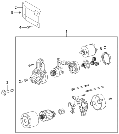 2005 Kia Optima Starter Diagram 2