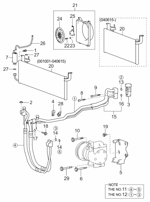 2004 Kia Optima Motor Assembly-Blower Diagram for 9778638000