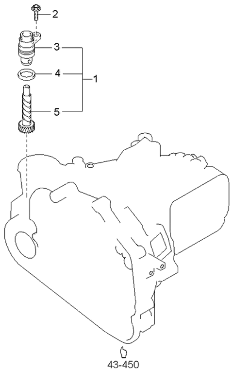 2004 Kia Optima Speedometer Driven Gear Diagram 2