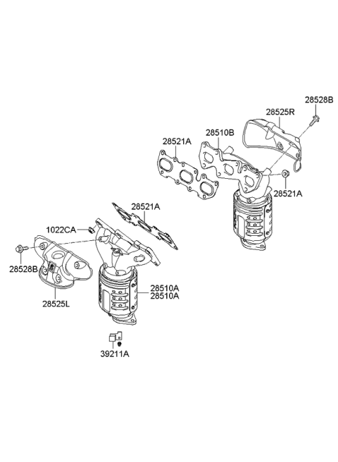 2008 Kia Optima Exhaust Manifold Diagram 2